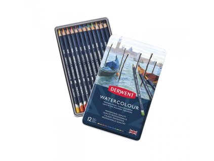 Sada akvarelových pastelek Derwent Watercolor 12 ks