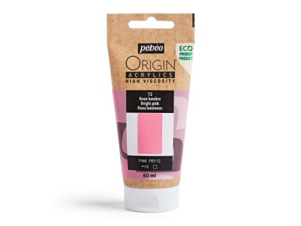 Akrylová barva Pébéo Origin Acrylics - 12 Bright Pink