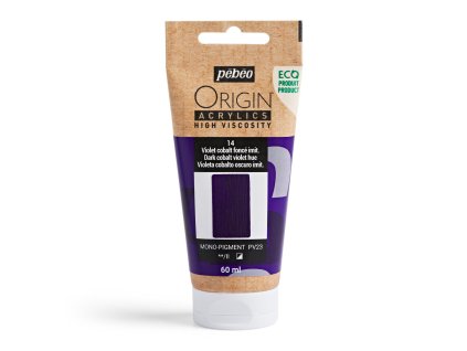 Akrylová barva Pébéo Origin Acrylics - 14 Dark Cobalt Violet Hue