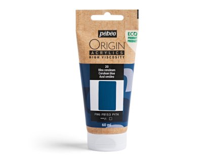 Akrylová barva Pébéo Origin Acrylics - 20 Cerulean Blue