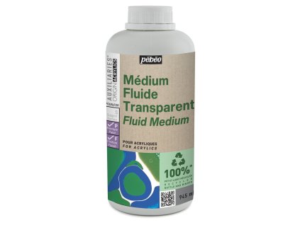 Transparent Fluid Médium Pébéo Origin Acrylics 945 ml