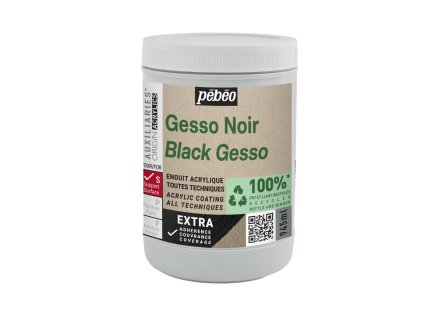 Černý akrylový šeps Pébéo Origin Acrylics 945 ml