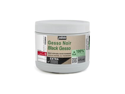 Černý akrylový šeps Pébéo Origin Acrylics 475 ml