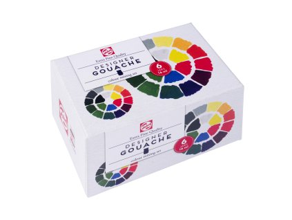 Sada kvašových barev Gouache Extra Fine 6 x 16 ml