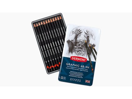 Sada grafitových tužek 12 MEDIUM Derwent