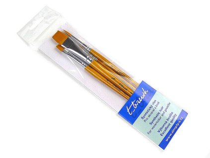Sada 4 ks syntetických štětců t brush č.1