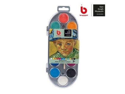 Sada dětských akvarelových barev Bruynzeel Van Gogh Museum 12 barev