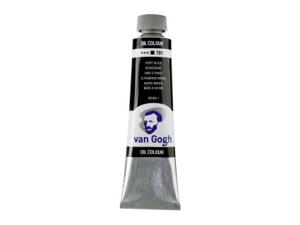 Olejová farba Van Gogh - 701 Ivory Black
