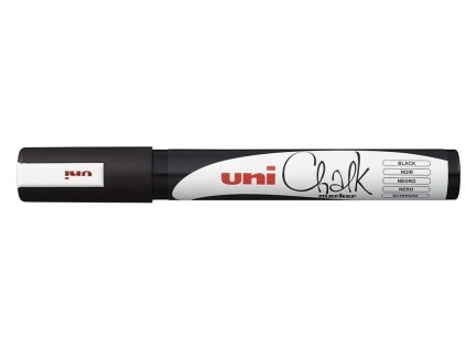 Kriedový fix Uni PWE-5M 1,8-2,5 mm Black