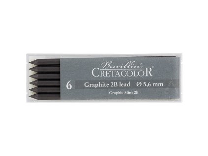 Set černých grafitových tuh 2B Cretacolor 6 ks