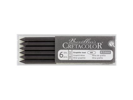 Set černých grafitových tuh 6B Cretacolor 6 ks
