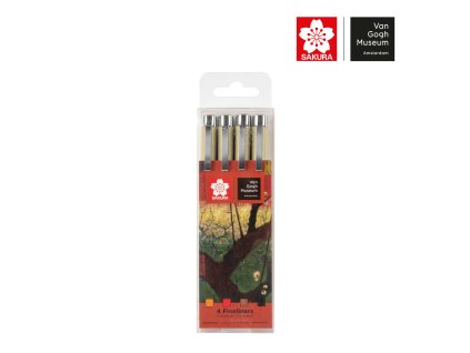Sakura Pigma Micron Fineliners Sada 4 technických fixů Van Gogh Museum