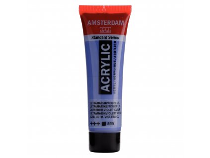 Akrylová barva Amsterdam Standard - 519 Ultramarine Violet Light