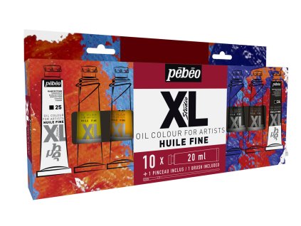 Studio XL sada (10×20 ml + štětec)