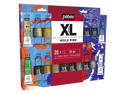 Studio XL sada (20×20 ml + štětec)