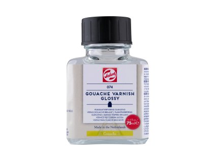 Lesklý závěrečný lak na kvašové barvy Talens 75 ml