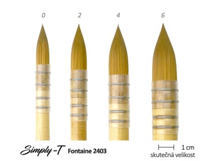 Štetec Simply-T Fontaine - quill