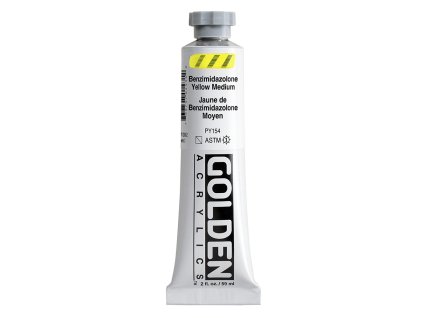 Akrylová barva Golden Heavy Body - 1008 Benzimidazolone Yellow Medium