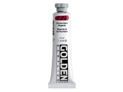 Akrylová farba Golden Heavy Body - 1305 Quinacridone Magenta