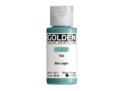 Akrylová barva Golden Fluid - 2369 Teal (Objem 30 ml)