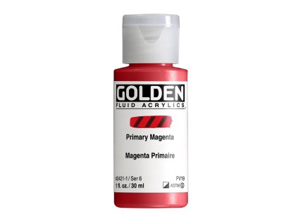Akrylová farba Golden Fluid - 2421 Primary Magenta