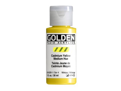 Akrylová barva Golden Fluid - 2428 Cadmium Yellow Medium Hue