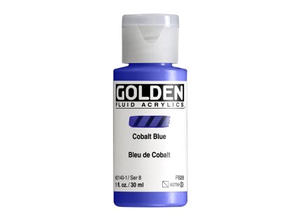 Akrylová barva Golden Fluid - 2140 Cobalt Blue (Objem 30 ml)