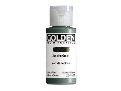 Akrylová farba Golden Fluid - 2195 Jenkins Green