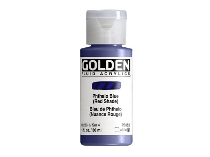 Akrylová farba Golden Fluid - 2260 Phthalo Blue (Red Shade)