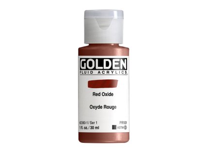 Akrylová barva Golden Fluid - 2360 Red Oxide (Objem 30 ml)