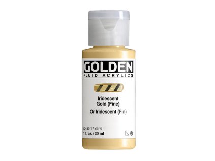 Akrylová barva Golden Fluid - 2453 Iridescent Gold (Fine) (Objem 30 ml)