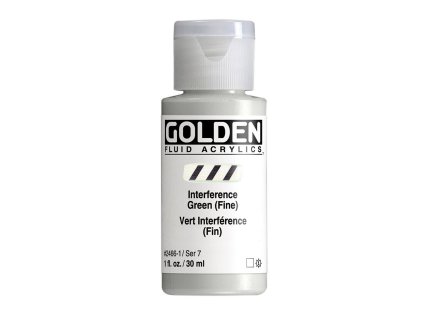 Akrylová barva Golden Fluid - 2466 Interference Green (Fine) (Objem 30 ml)
