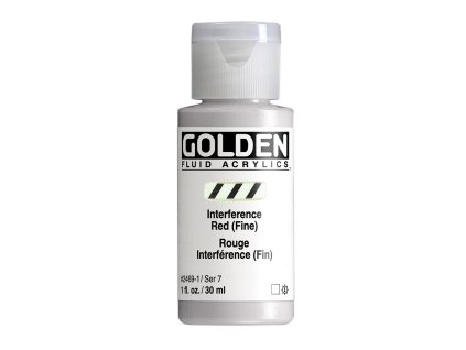 Akrylová farba Golden Fluid - 2469 Interference Red (Fine)