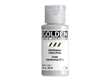 Akrylová barva Golden Fluid - 2470 Interference Violet (Fine) (Objem 30 ml)