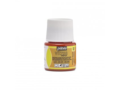Vypalovací barva na sklo Pébéo Vitrea 160 45 ml - 02 Saffron Yellow
