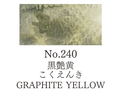 Akvarelová farba v panvičke Gansai Tambi - 240 Graphite Yellow