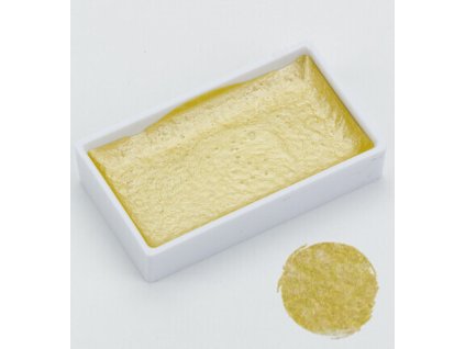 Akvarelová barva v pánvičce Gansai Tambi - 740 Pearl Lemon Yellow