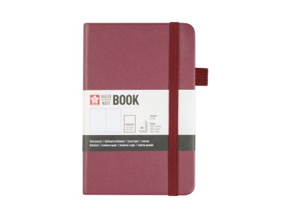 Zápisník Sakura v pevnej väzbe linajkový, Mulberry, 140g