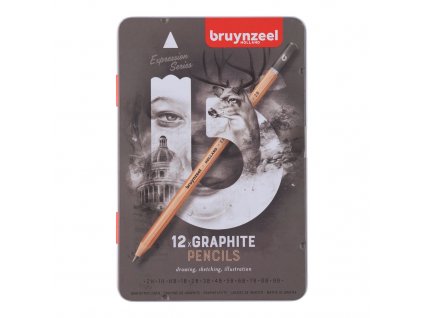Sada grafitových tužek Bruynzeel Expression 12 ks