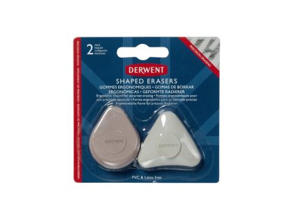 536 sada 2 ks specialne tvarovanych gum derwent
