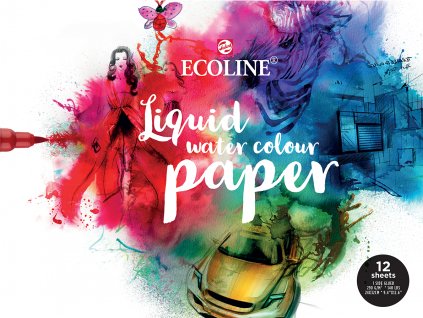 Ecoline Skicák v lepené vazbě A4, 300g, 12 listů