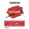 Canson Graduate Oil & Acrylic Skicák v lepené vazbě A4, 290g, 20 listů