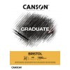 Canson Graduate Bristol Skicák v lepené vazbě A5, 180g, 20 listů