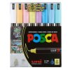 Sada akrylových fixů Posca s kovovým hrotem PC 1MR 0,7 mm, pastelové odstíny