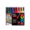 Sada akrylových fixů Posca PC 5M 1,8 2,5 mm, základní odstíny, 8 ks
