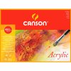 Canson Acrylic Skicák v lepené vazbě 24 x 32 cm, 4000g, 10 listů