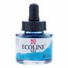 32289 akvarelovy inkoust ecoline 522 turquoise blue