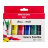398 sada akrylovych barev amsterdam standard general selection 6 x 20 ml