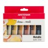Sada akrylů Amsterdam Standard metalické odstíny 6x20ml