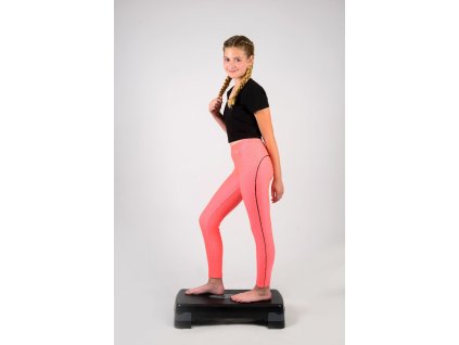 Dámské dlouhé legíny – barevné s linkou